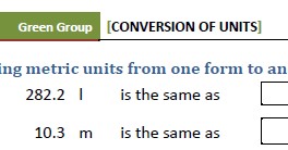 Conversion of Units